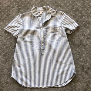 J. Crew striped popover
